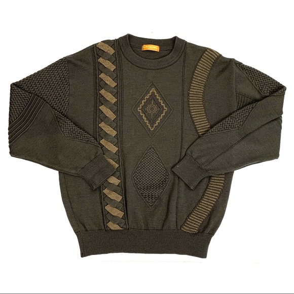 LANCEL Paris Men’s Large Vintage Knit pullover sweater